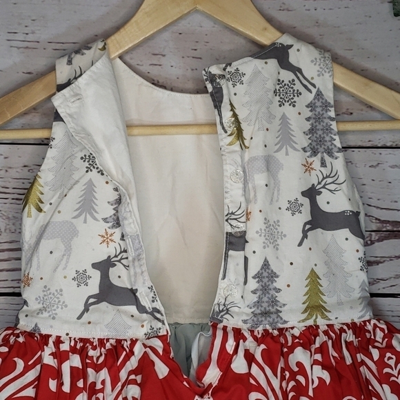 Handmade Holiday Christmas Dress for Toddlers - Picture 8 of 13